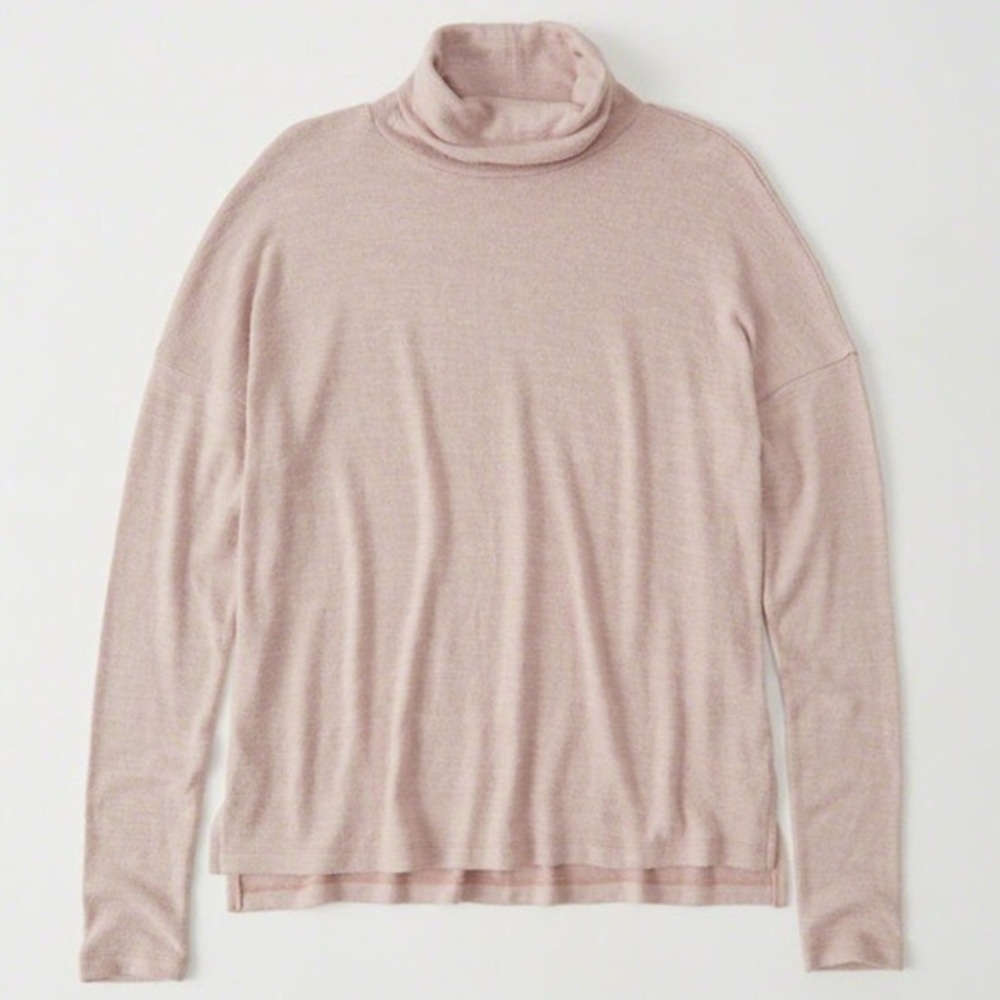 Abercrombie & Fitch Baby Pink Turtleneck